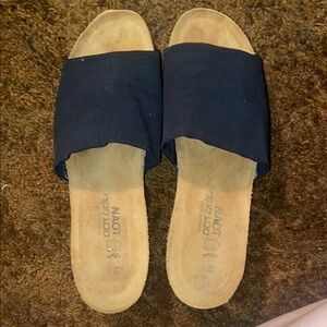 Naot Black Mules Comfortable Clogs